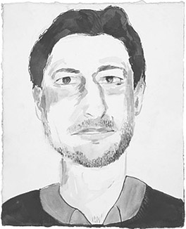 Illustrated portrait of Kenneth Vanderbeek